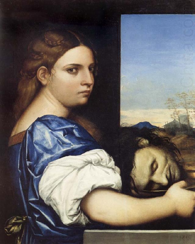 Sebastiano del Piombo Salome with the Head of John the Baptist china oil painting image